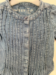 Jeansskjorta, Stl 18-24M