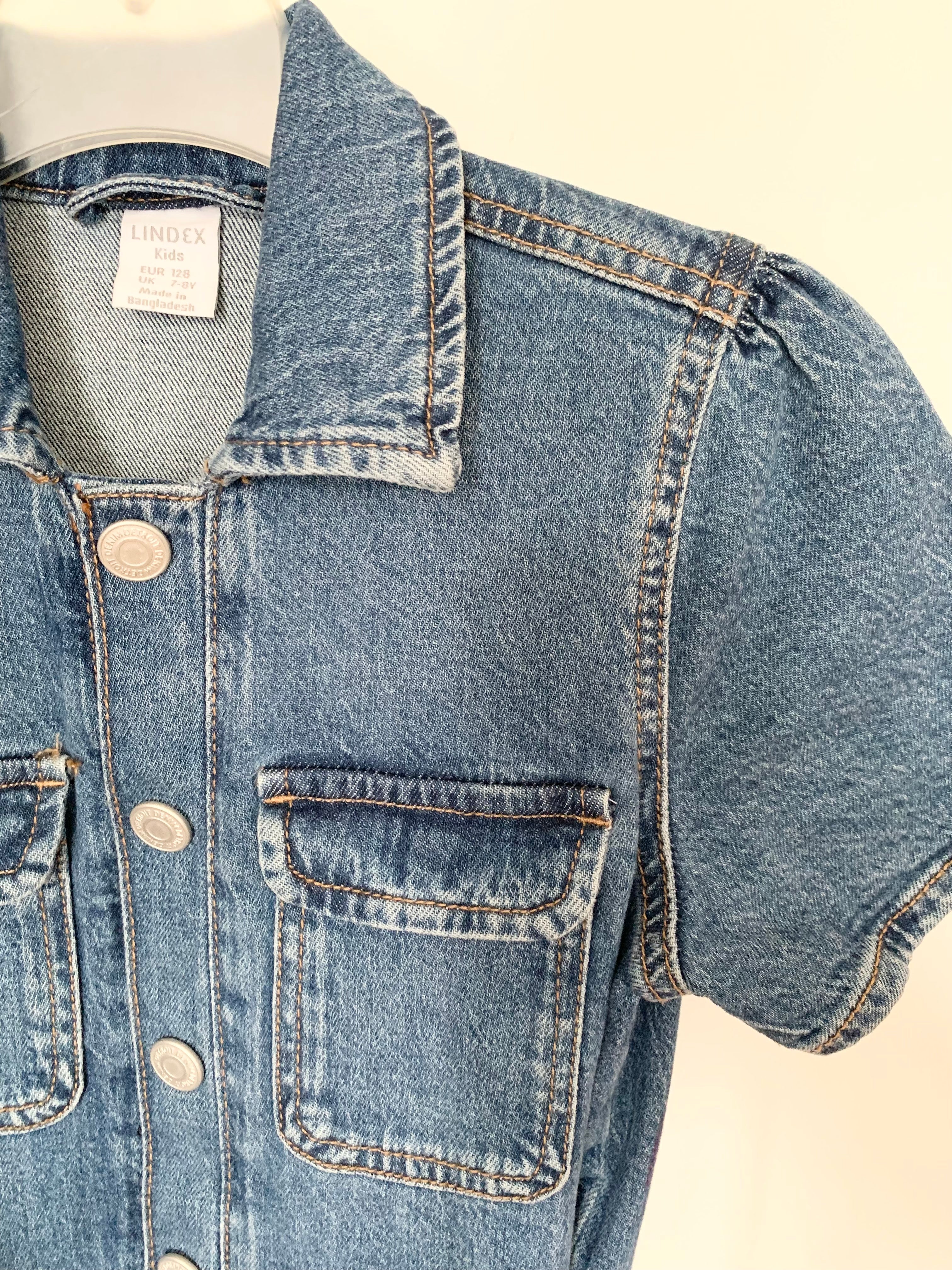 Jumpsuit i denim, Lindex, stl 128