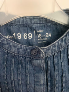Jeansskjorta, Stl 18-24M
