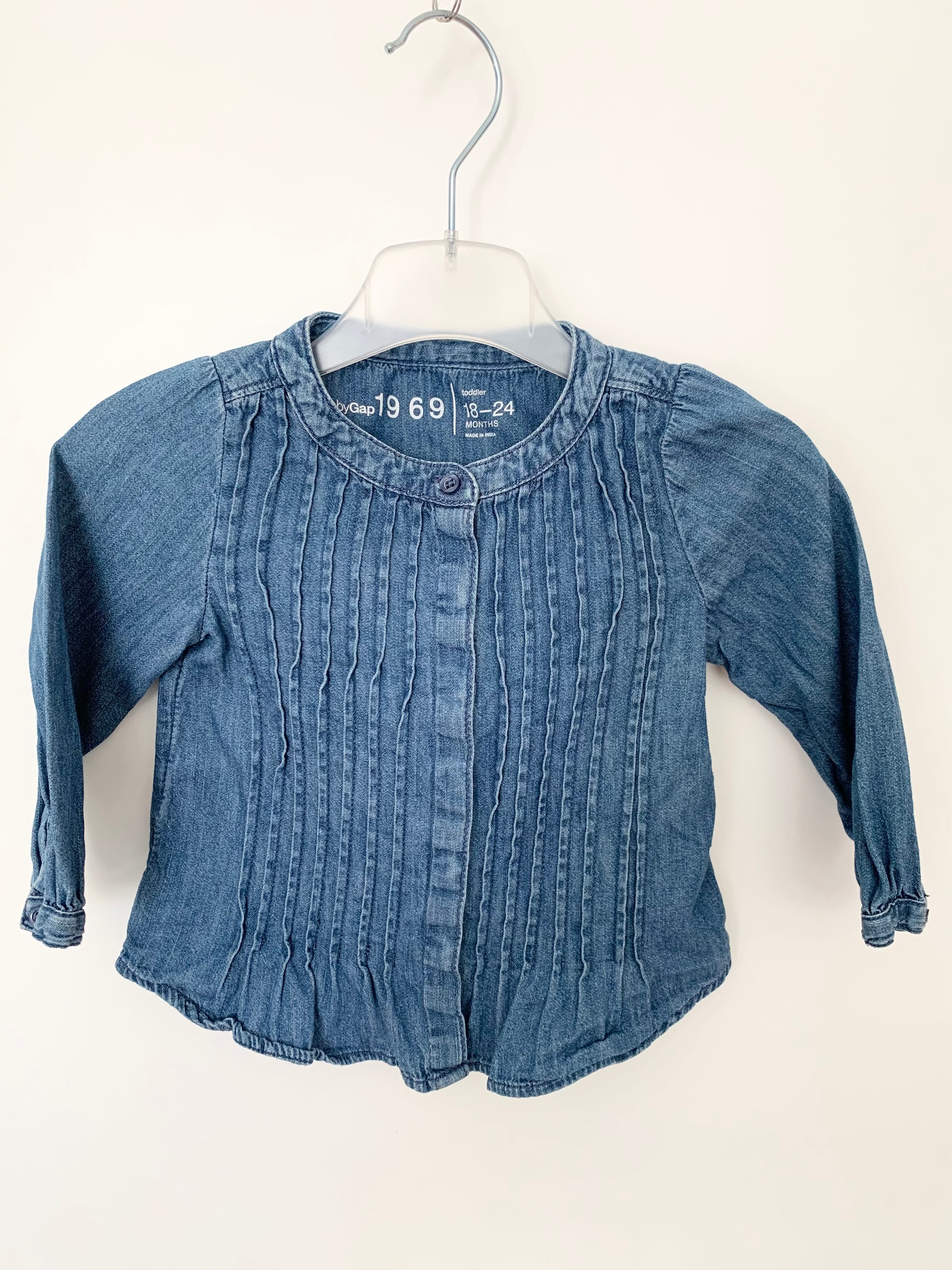 Jeansskjorta, Stl 18-24M