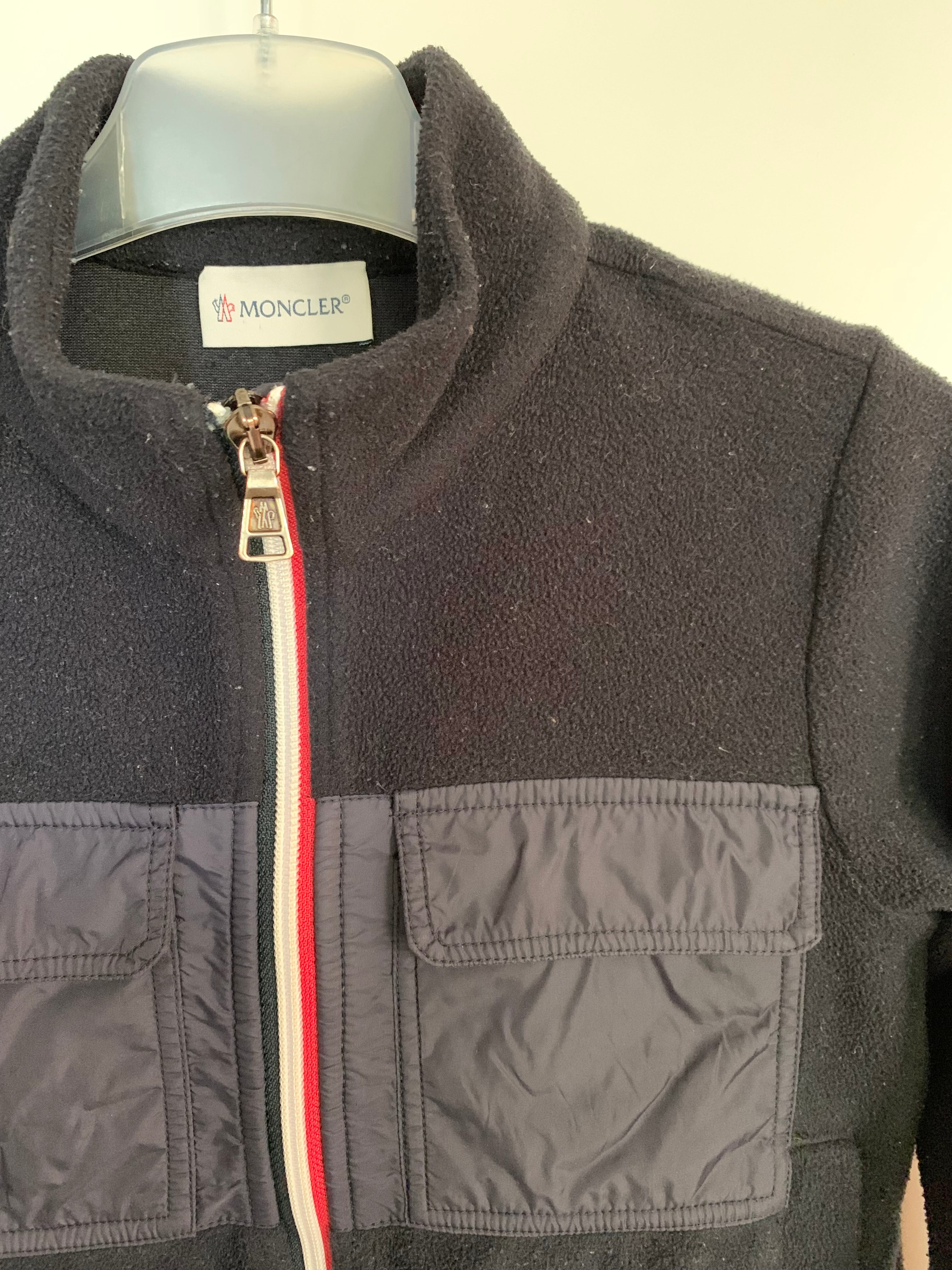 Fleecejacka, Moncler, Stl 8