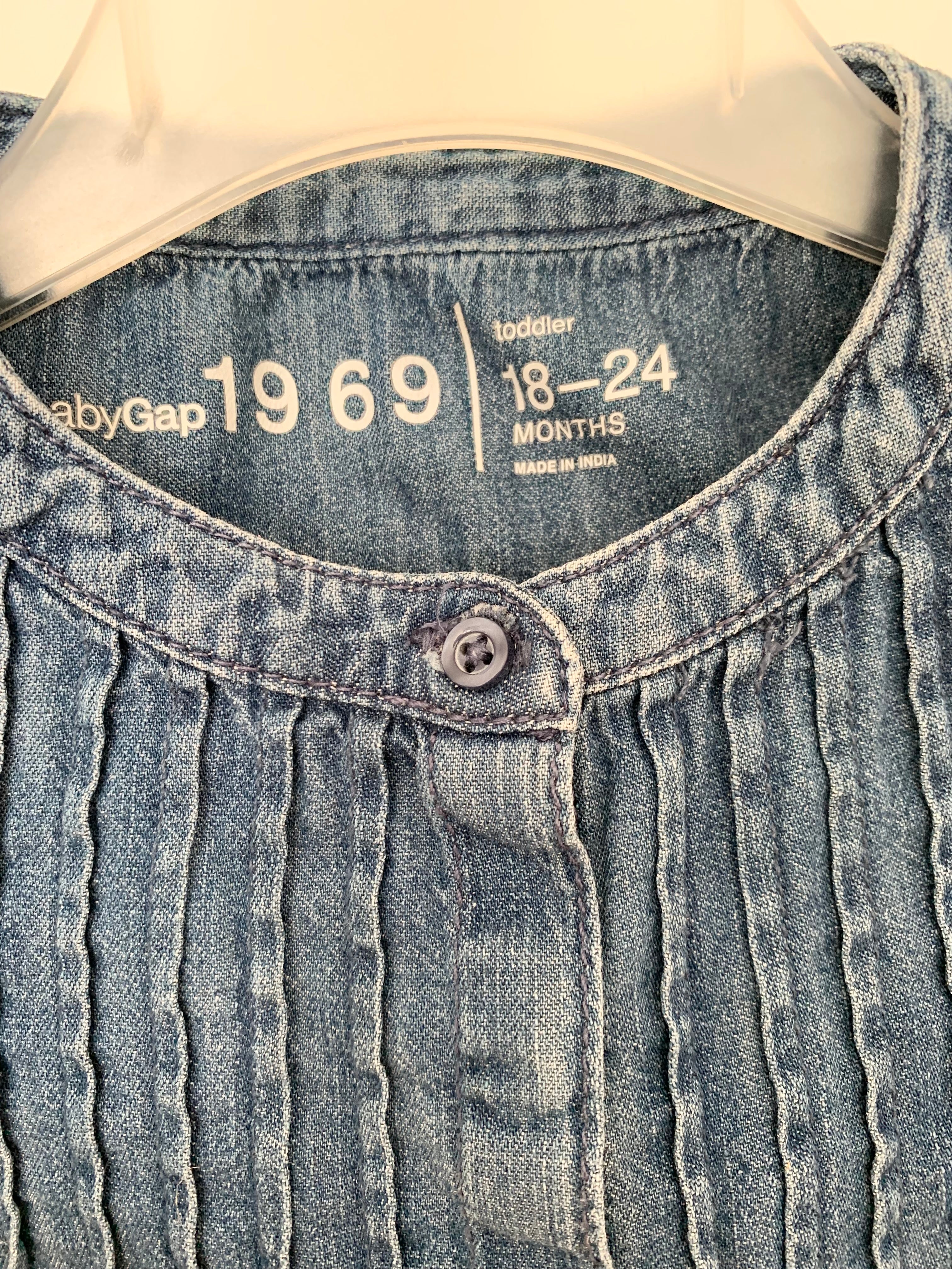 Jeansskjorta, Stl 18-24M